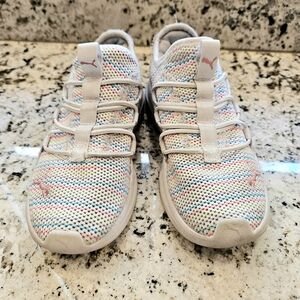Puma Kids White Multicolor Sneakers